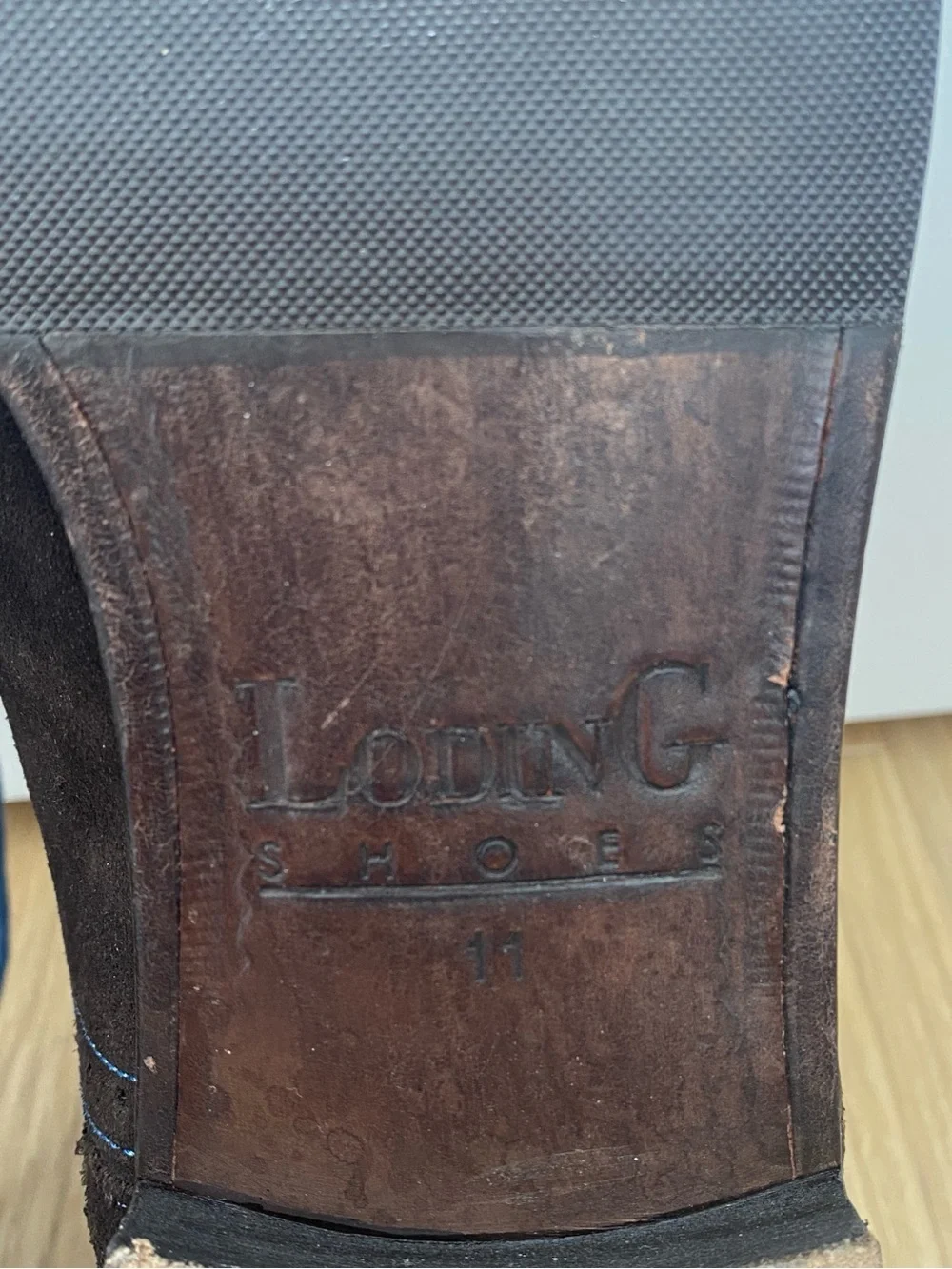 Loding Shoes brown suede dress shoes